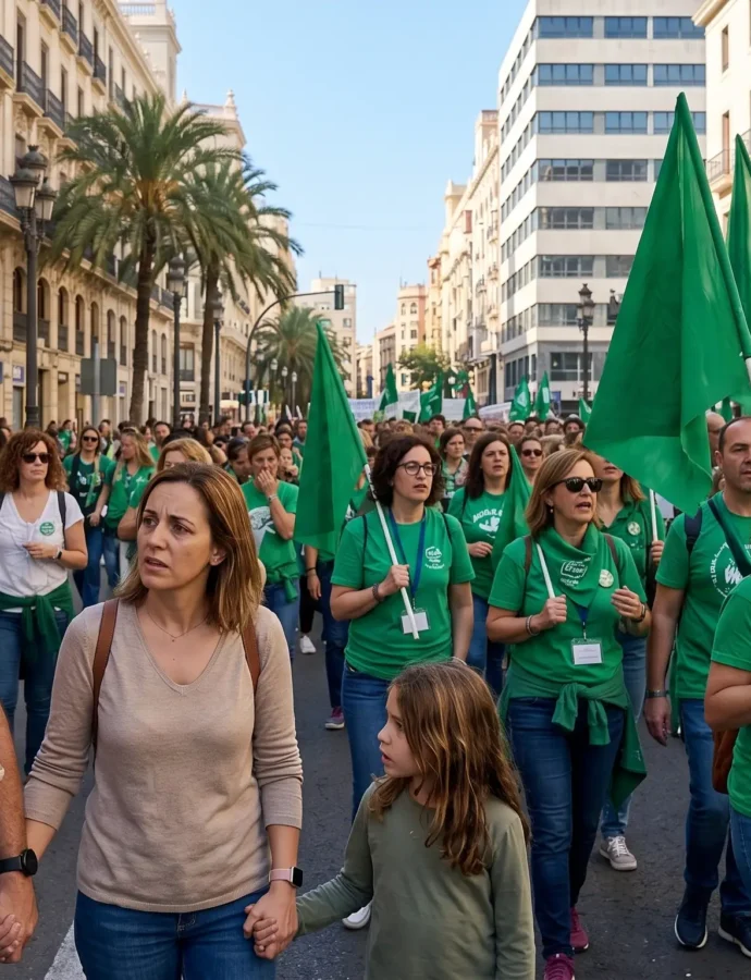 La educación pública valenciana afronta una huelga histórica: cómo puede afectar a las familias y a los niños