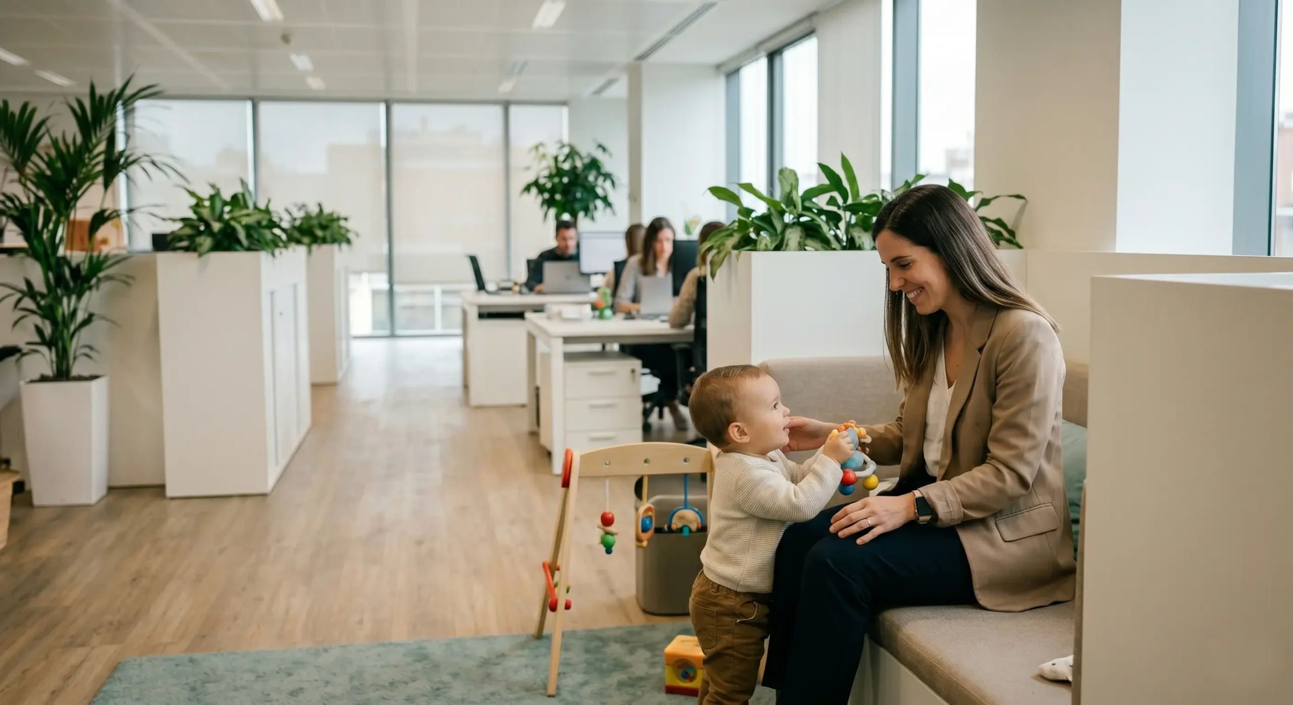 Las empresas empiezan a competir por atraer talento ofreciendo beneficios específicos para padres