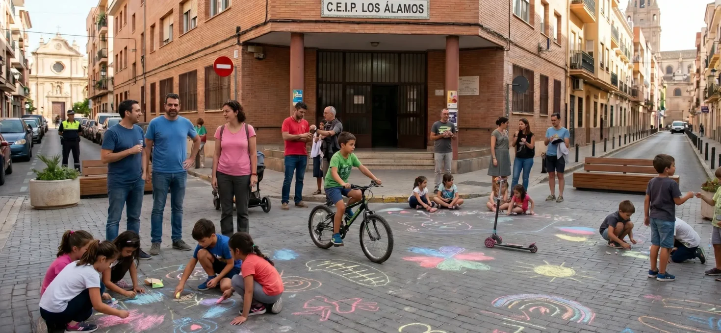 Murcia se suma a Streets for Kids, modificando su traza urbana en pos de la infancia