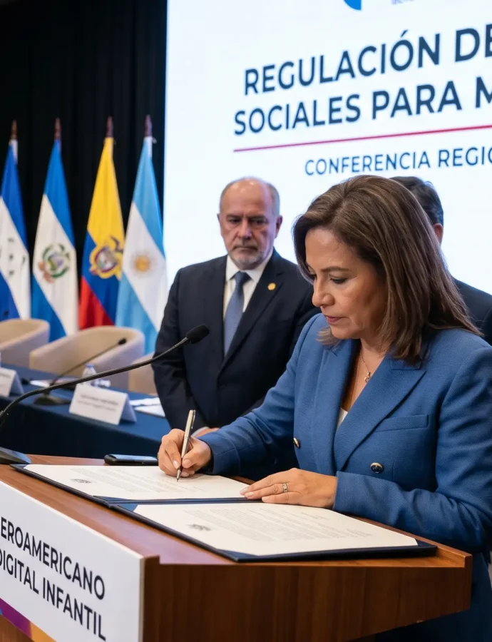 Los países iberoamericanos acuerdan limitar el diseño adictivo de las redes sociales para proteger a los menores