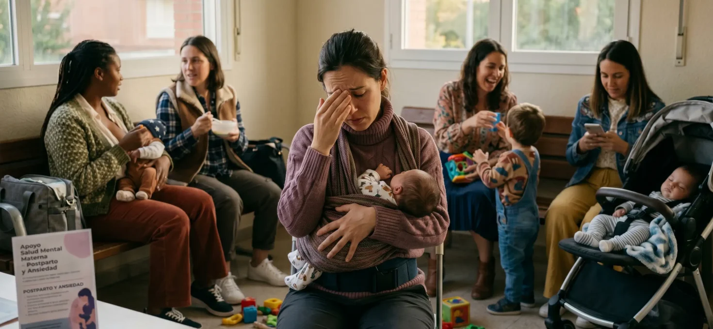 La salud mental materna preocupa a los expertos: 1 de cada 5 madres presenta problemas en embarazo o posparto