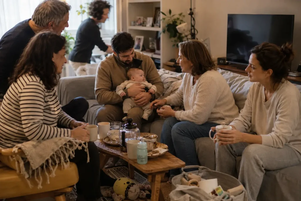 Las visitas tras el parto suelen ser devastadoras para la madre: no soloa poyan poco sino que dan un trabajo que no queremos ni debemos realizar